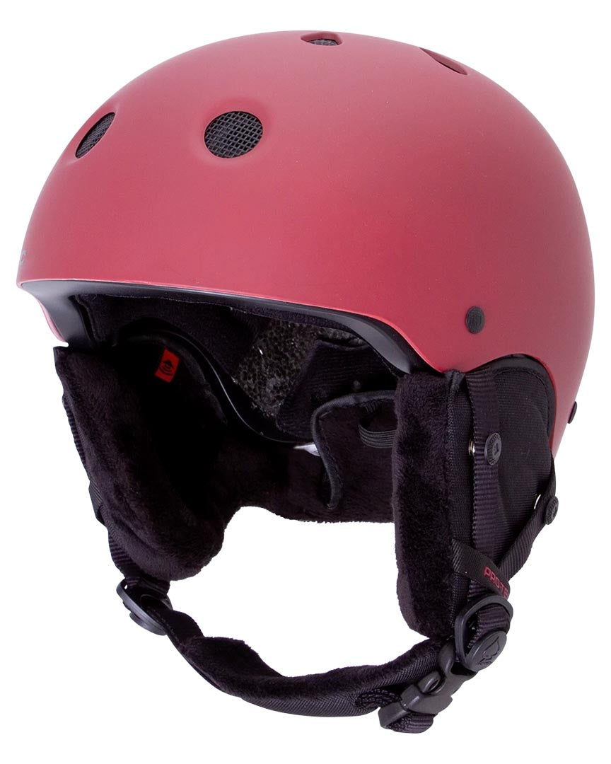 Classic Snow Winter Helmet - Matte Brick Red