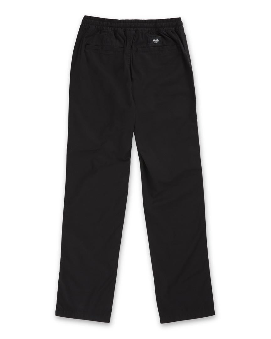 Boys Range Elastic Chino Pants - Black