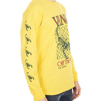 On The Fence Long Sleeve T-Shirt - Lemon Chrome