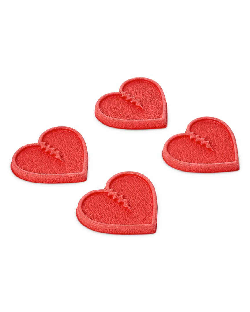 Snowboard accessory Mini Hearts - Red