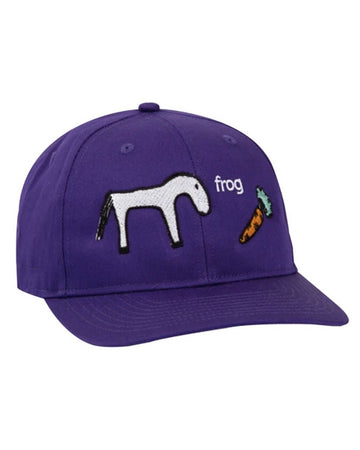Horse Snapback Hat - Purple