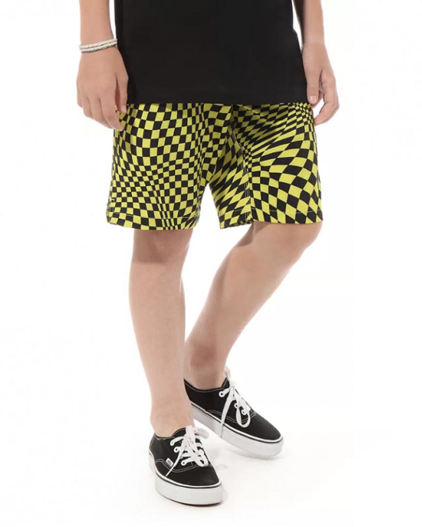 Boys Pixelated Boardshort Shorts - Sulphur Spring