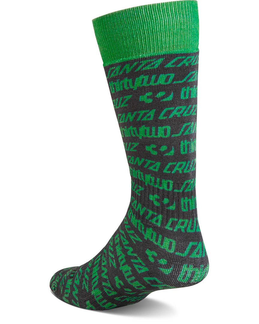 Chaussettes isolantes Santa Cruz Sock - Green