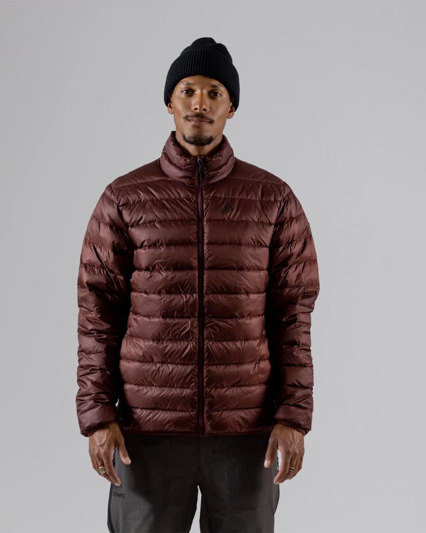 Re-up Down  Recycled Puffy Winter Jacket - Vulcan Red