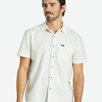 Chemise Charter Print S/S Wvn - Off White/Jade