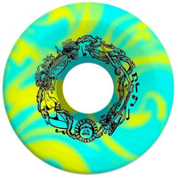 Speedwheels Rei Bigballs Skateboard Wheels - Blue/Yellow
