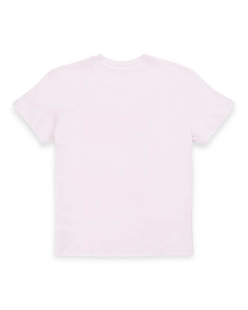 GIRLS FLYING V CREW TEE - ORCHID ICE