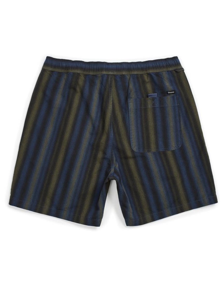 Steady Elastic Shorts - Navy/Green