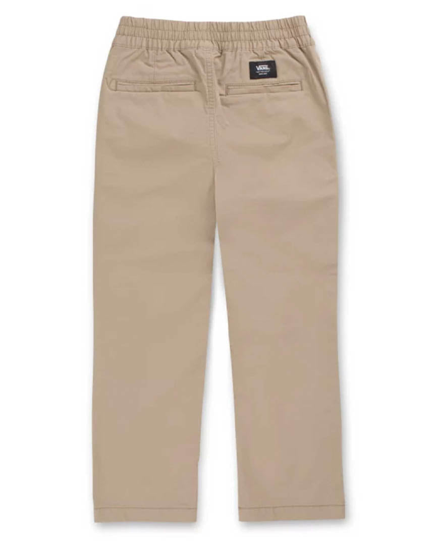 Boys Range Elastic Waist Pants - Khaki