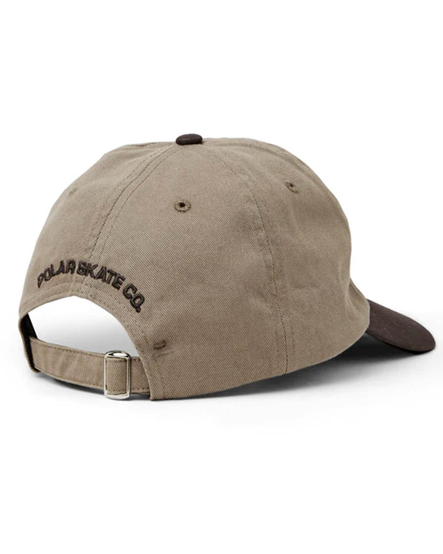 Duo Stroke Logo Cap Hat - Khaki/Brown