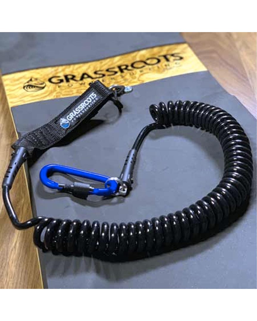 Grassroots Coil Leash Powsurf Accessory