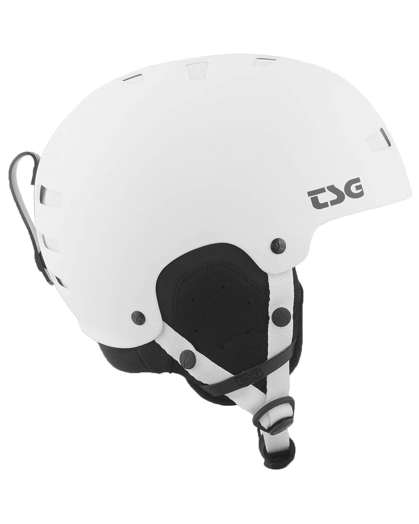 Gravity Solid Color Winter Helmet - Satin White