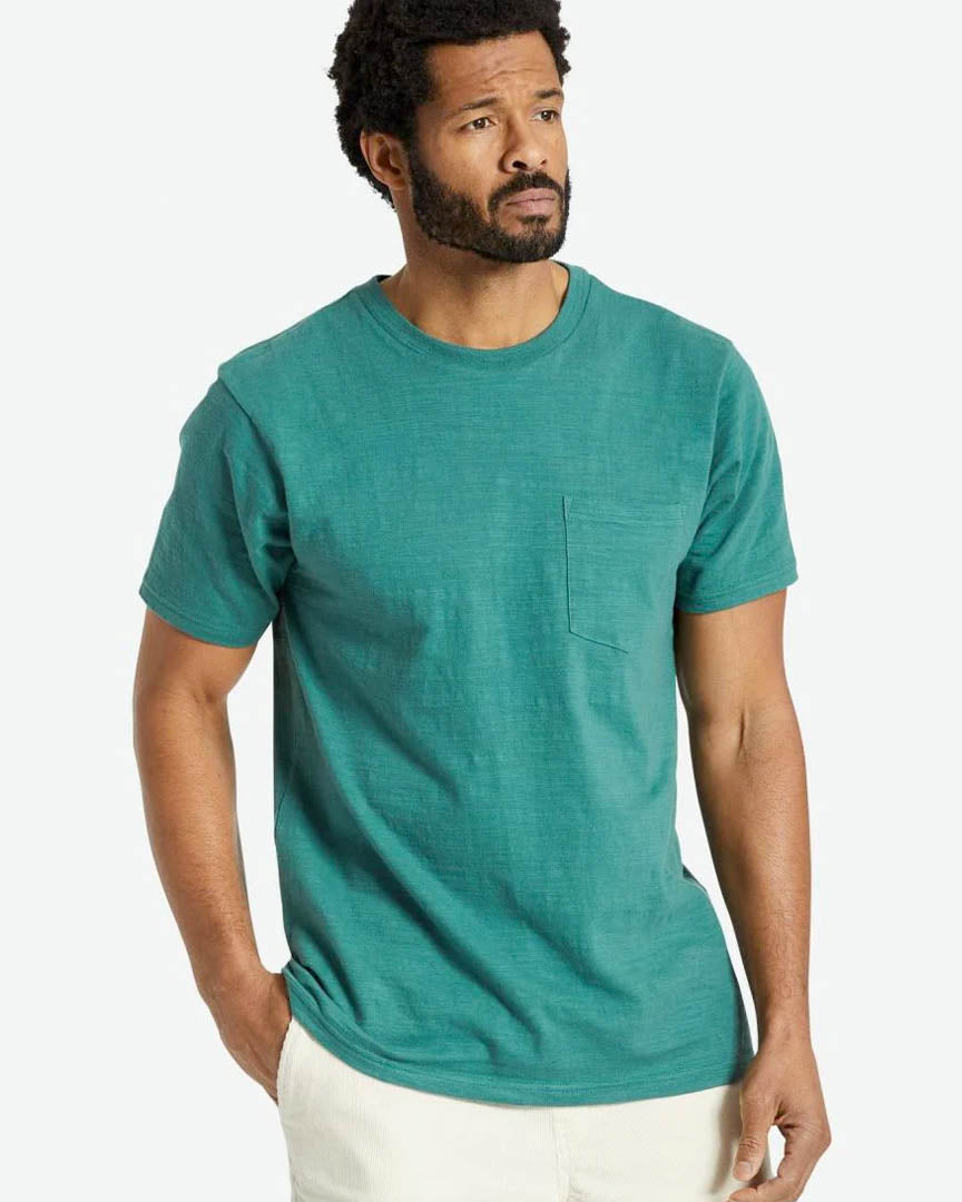 Basic Slub S/S Pocket T-Shirt - Spruce