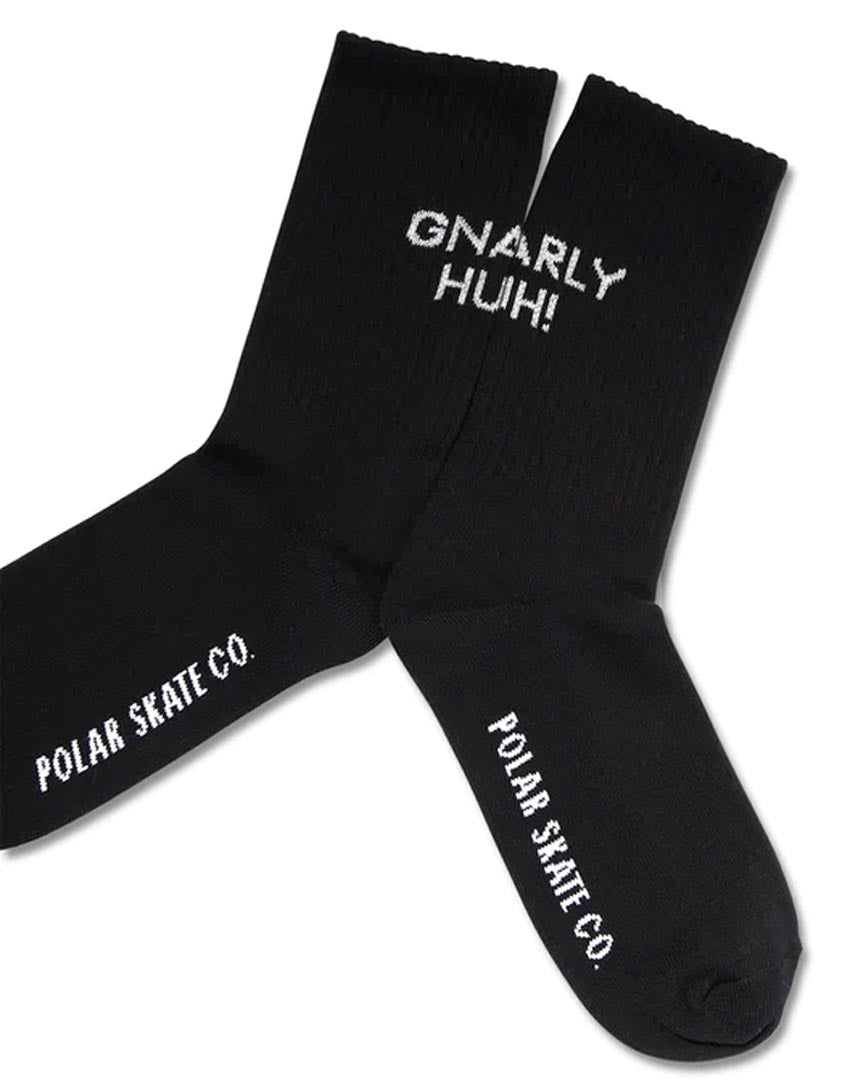 Gnarly Huh! Socks Socks - Black