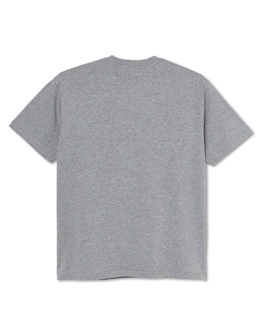 Vertical Logo T-Shirt - Heather Grey