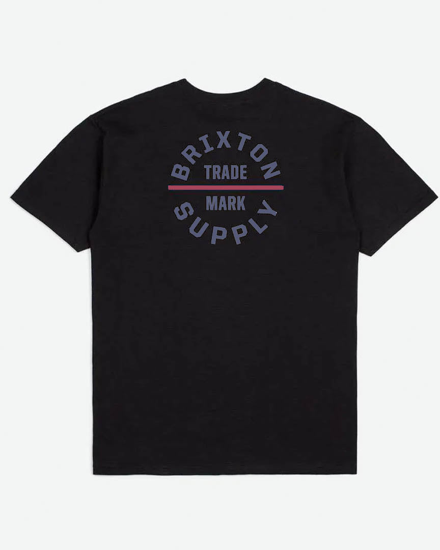 Oath V S/S Standard T-Shirt - Black/Pacific Blue
