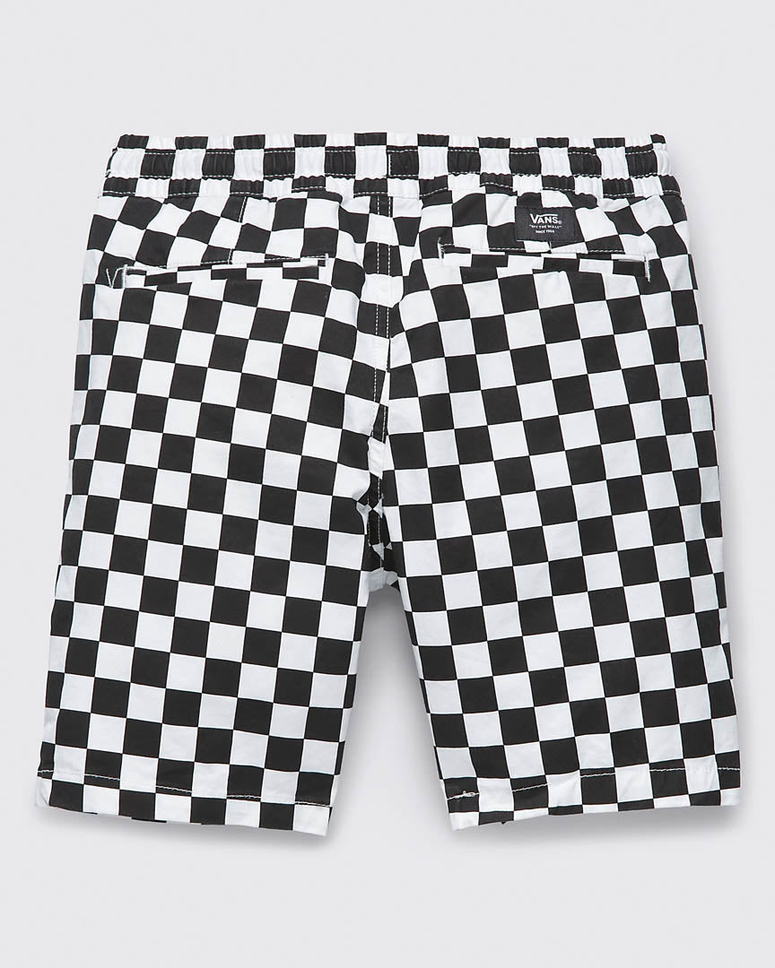 Short Boy Range Elastic Waist - Checker