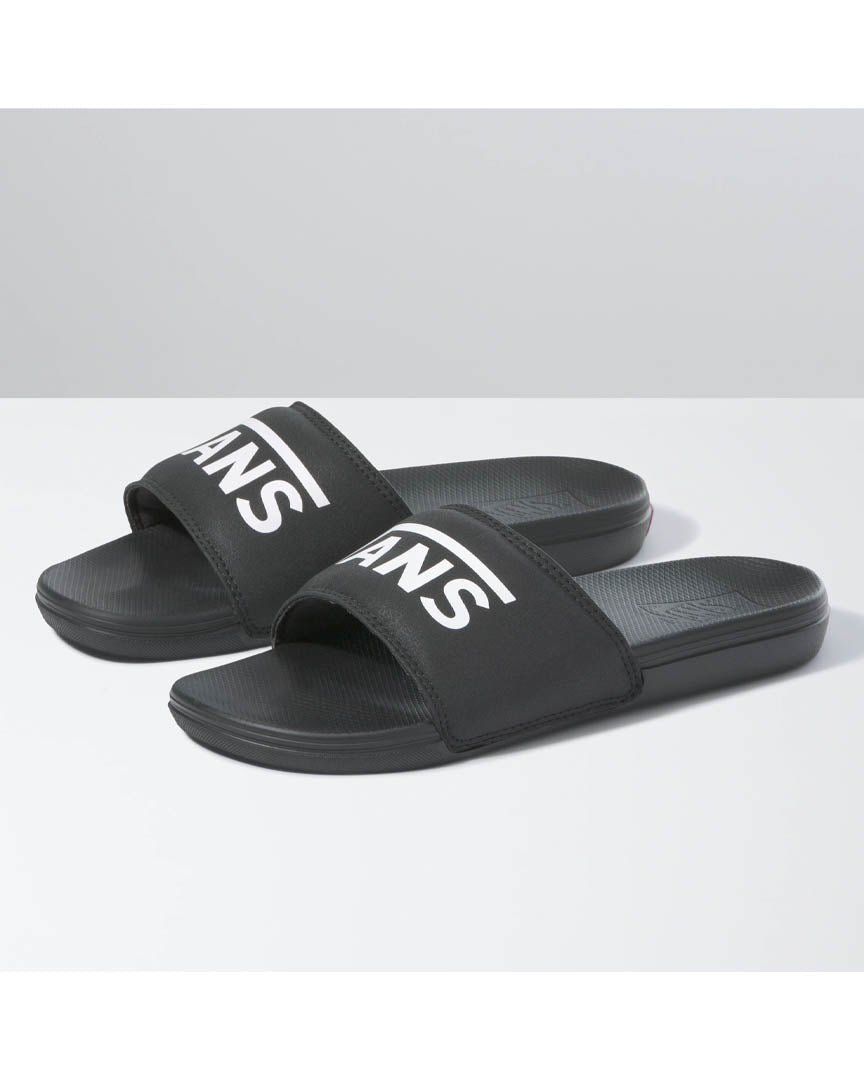 La Costa Slide-On Shoes - Black/White