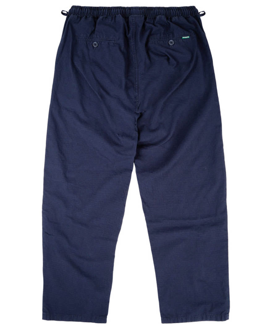 Loose Pants Ripstop Pants - Navy