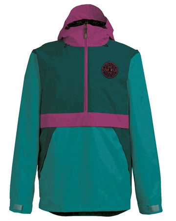 Trenchover Winter Jacket - Spruce Magenta