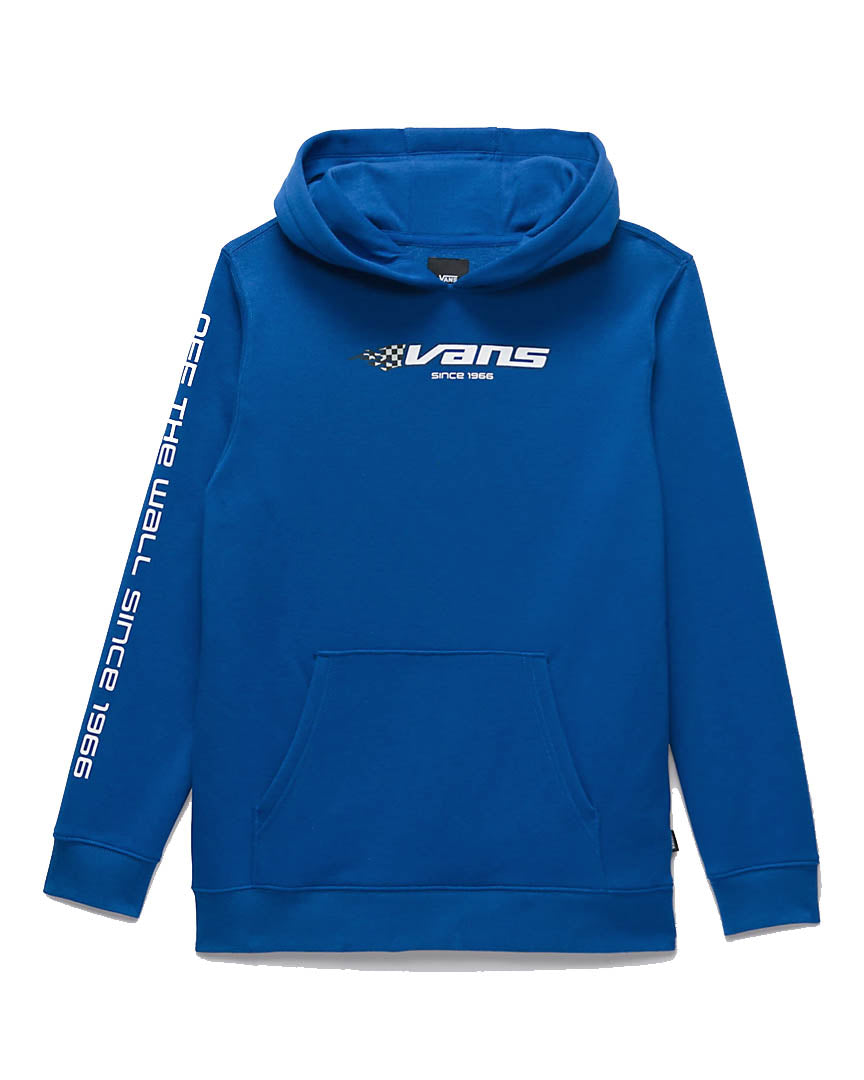 Kids Reflective Checkerboard Hoodie - True Blue