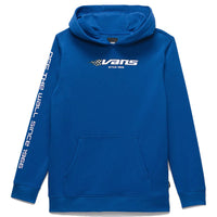 Kids Reflective Checkerboard Hoodie - True Blue