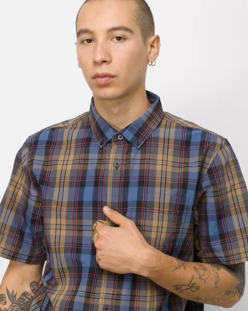 Campbell Shirt - True Navy/Dirt