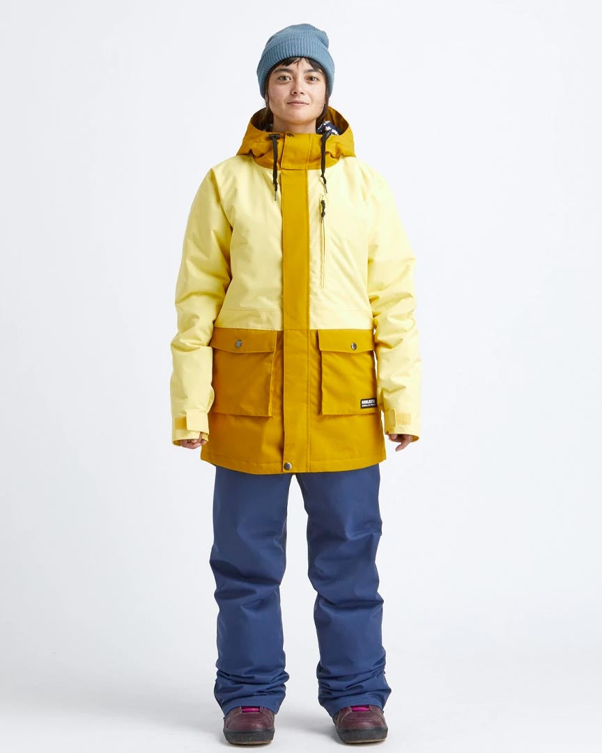 Stay Wild Parka Winter Jacket - Custard Gold