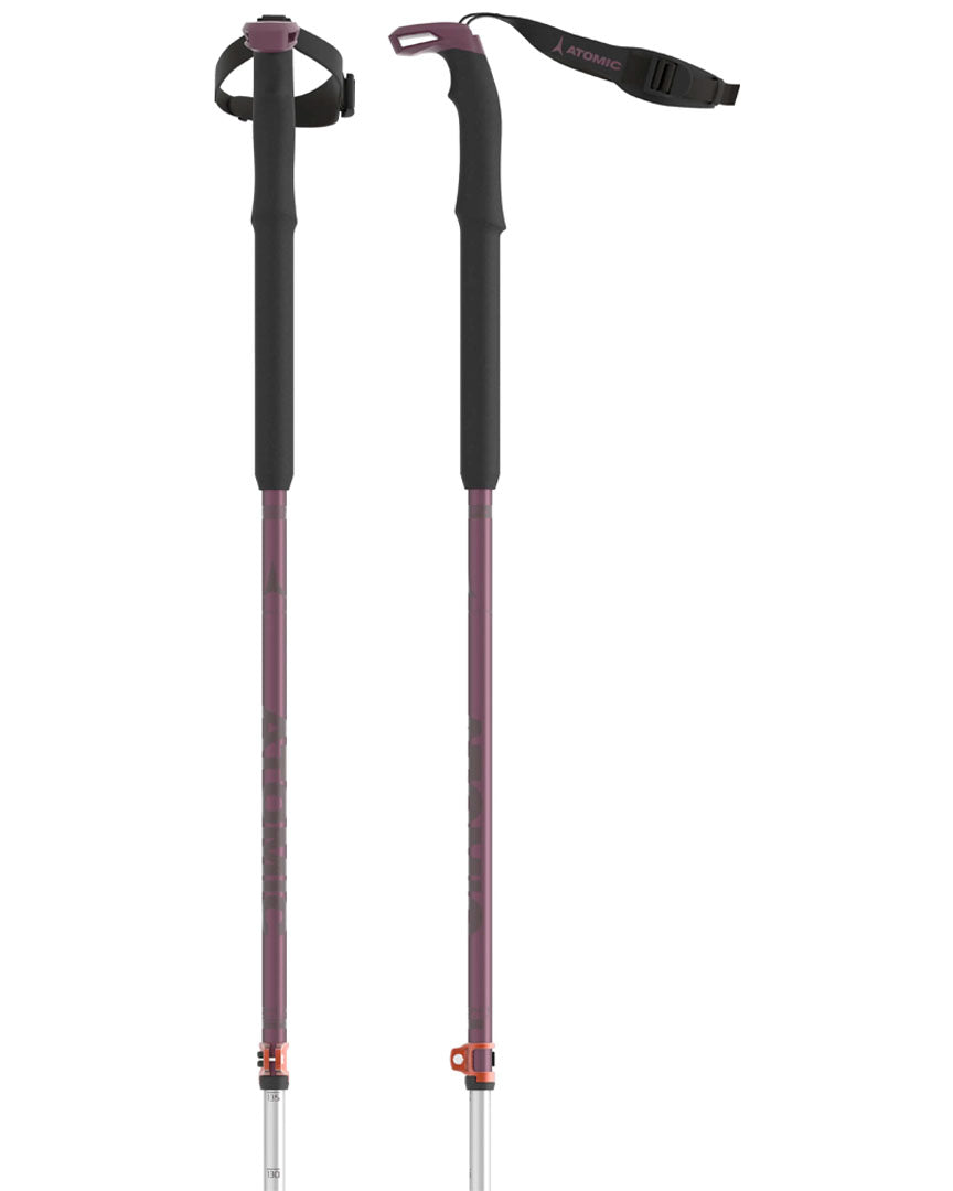 Bct Touring Sqs Women's Ski Touring Poles - Plum