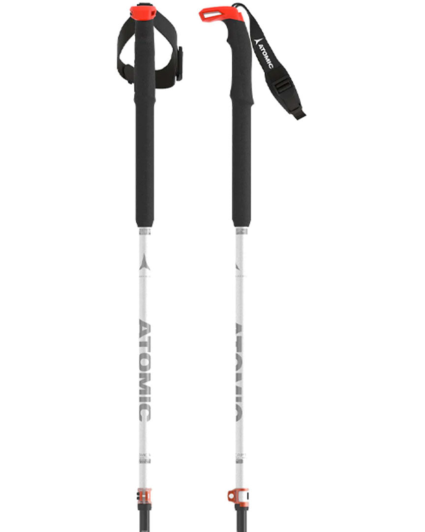 Bct Touring Carbon SQS Women's Ski Poles - White