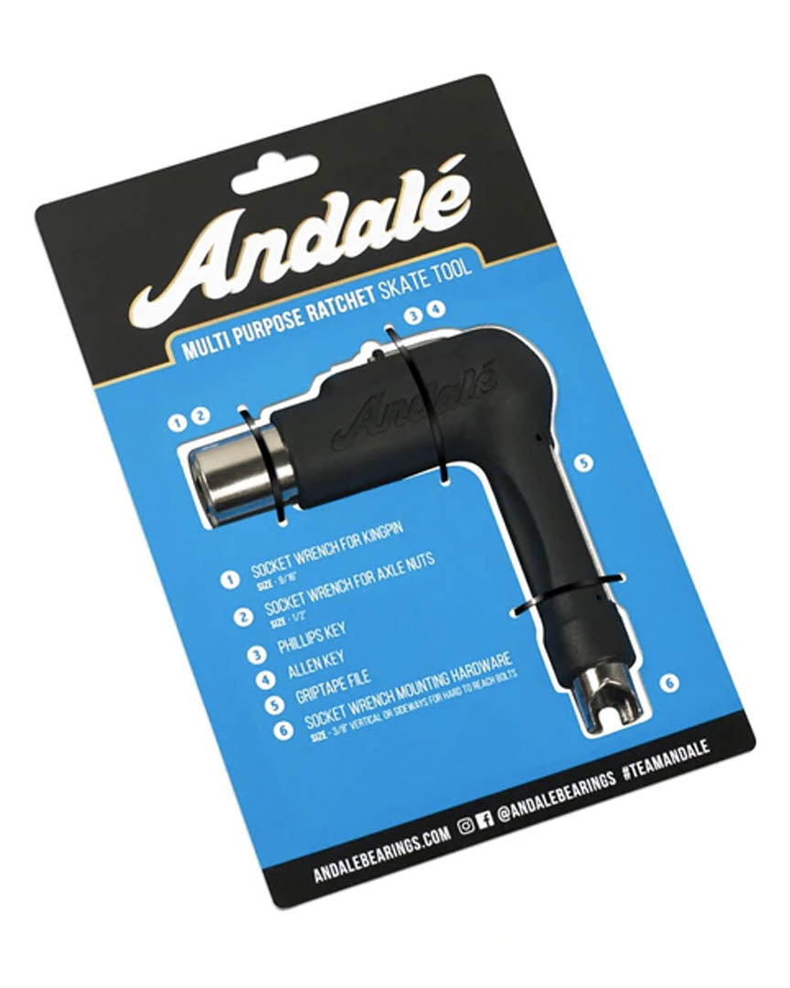 Andale Mlt Purpse Ratchet Skateboard Tool