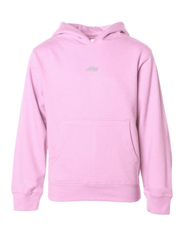 Kids Adre Script Hoodie - Rose