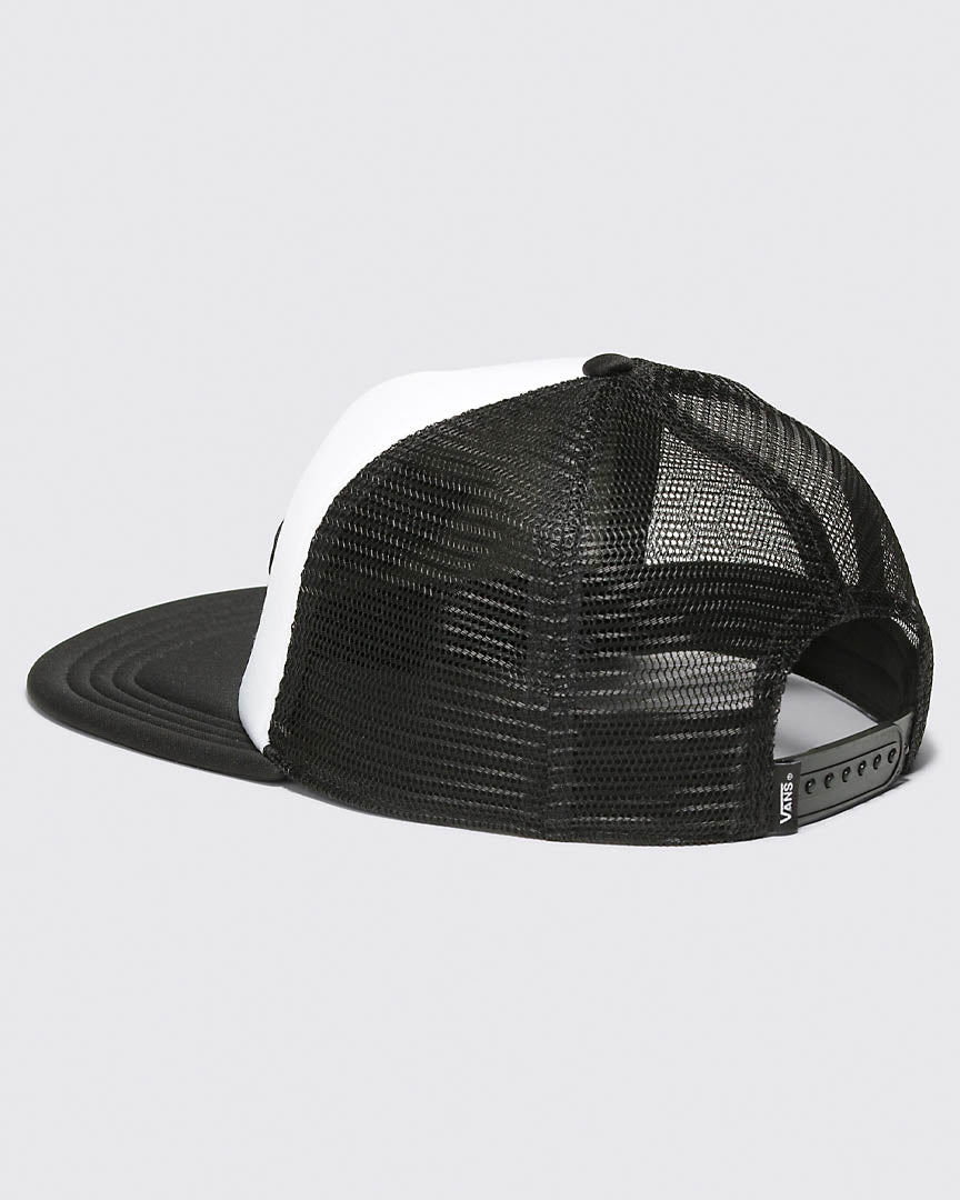 Classic Patch Trucker Hat - White/Black
