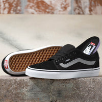 Chukka Low Sidestripe Shoes - Black/Gray/White