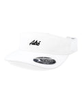 Adre Script Visor Flexfit Hat - Blanc