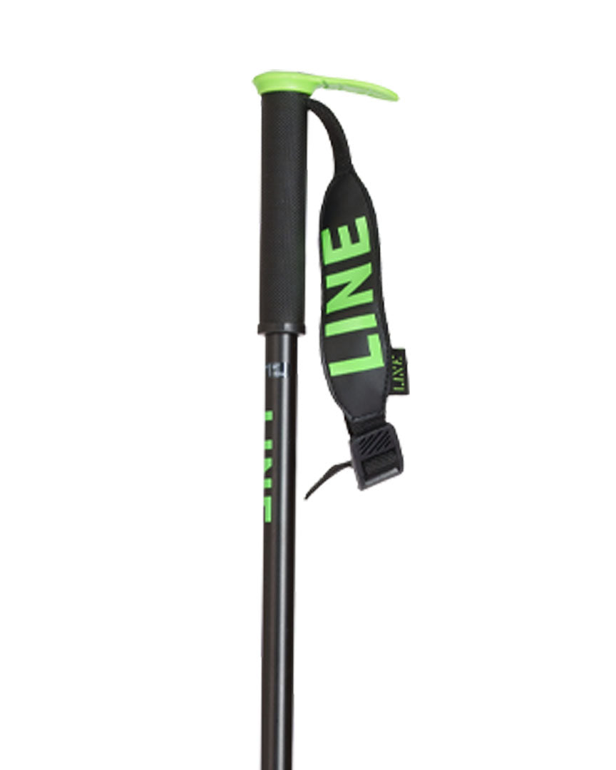 Line Hairpin Ski Poles - Black Green