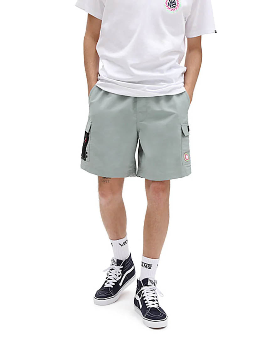 Camp Loose Nylon Shorts - Green