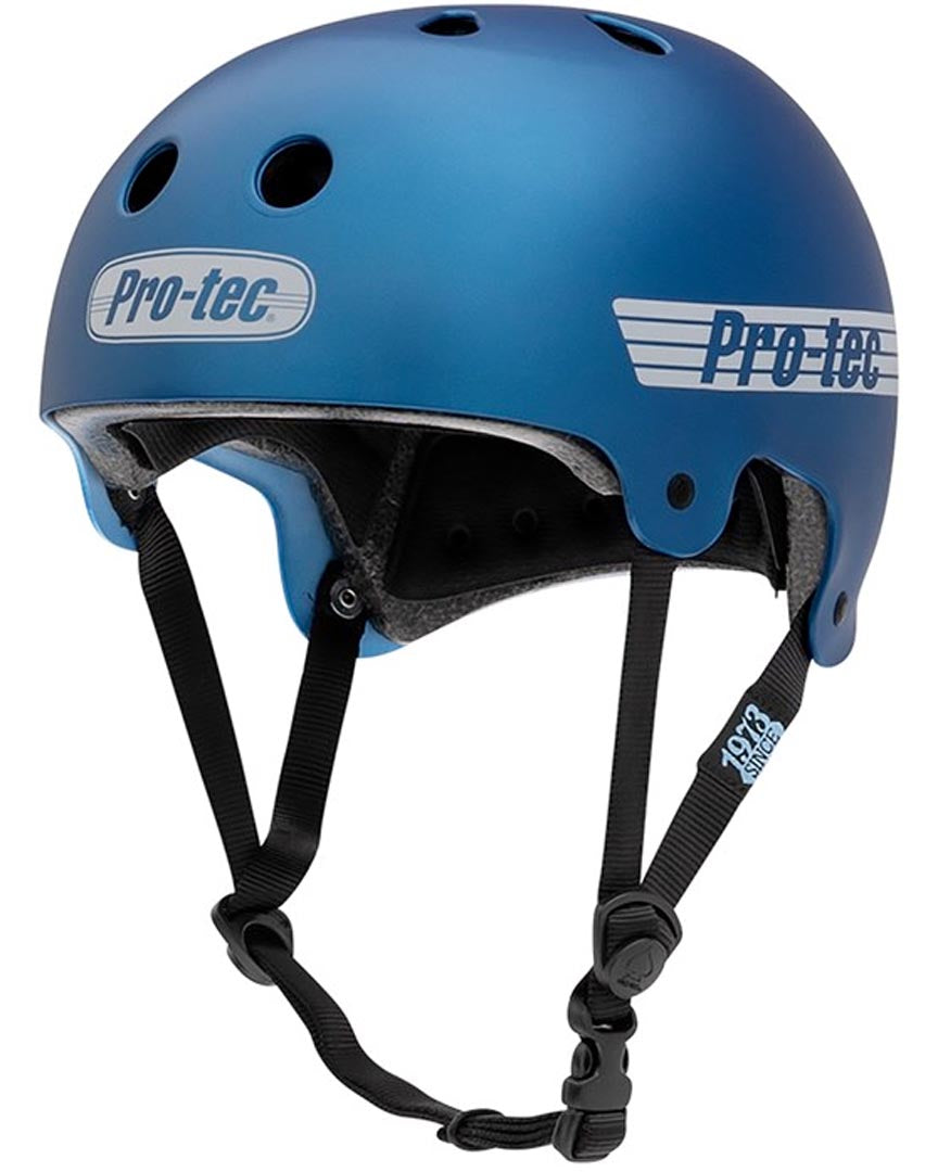 Old School Certified Helmet - Metalic Blue