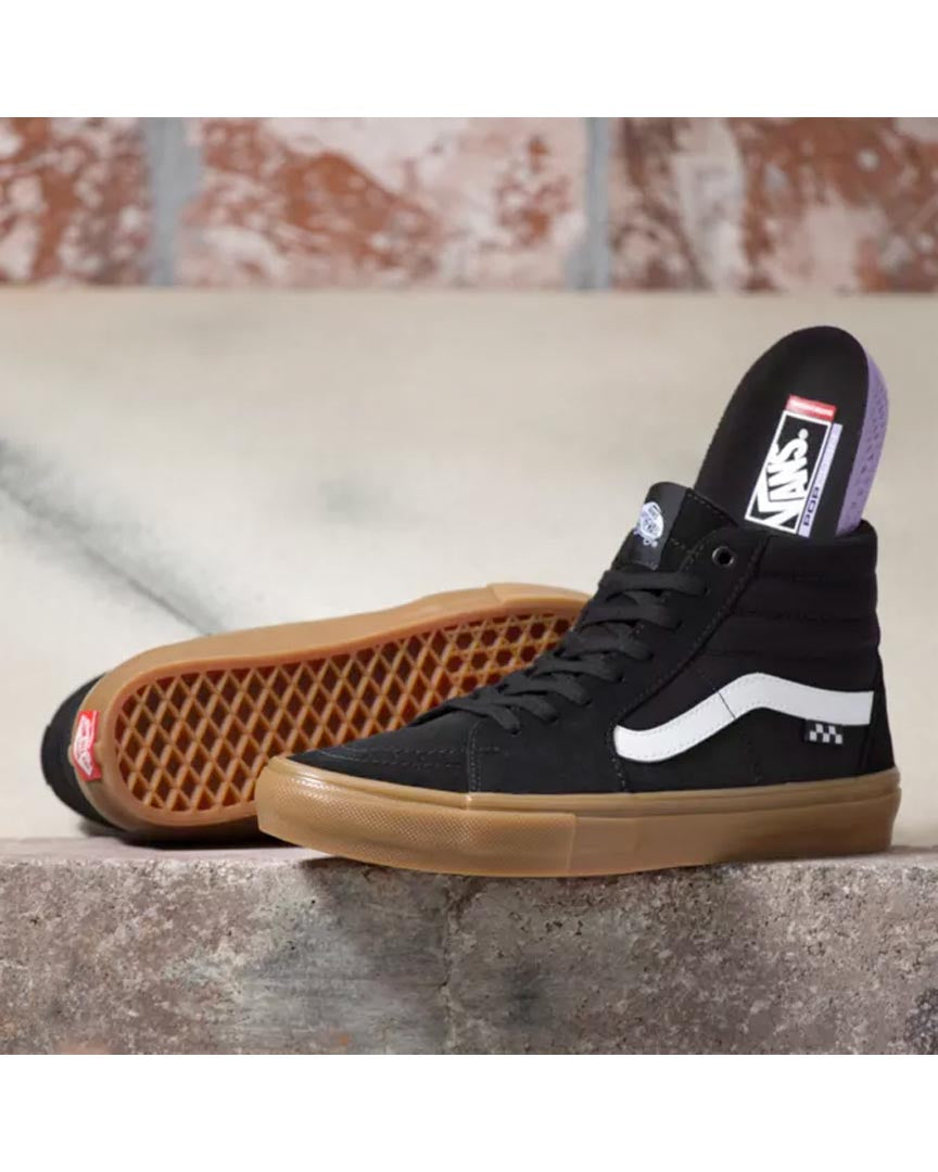 Souliers Skate Sk8-Hi - Black/Gum