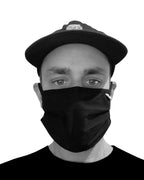 Foulard Face Mask Tropical - Navy Troical
