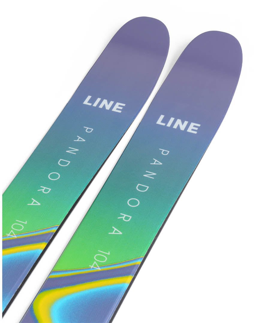 Line Pandora 104 Skis 2023 nose
