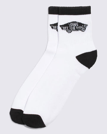 Art Half Crew Socks - White/Black