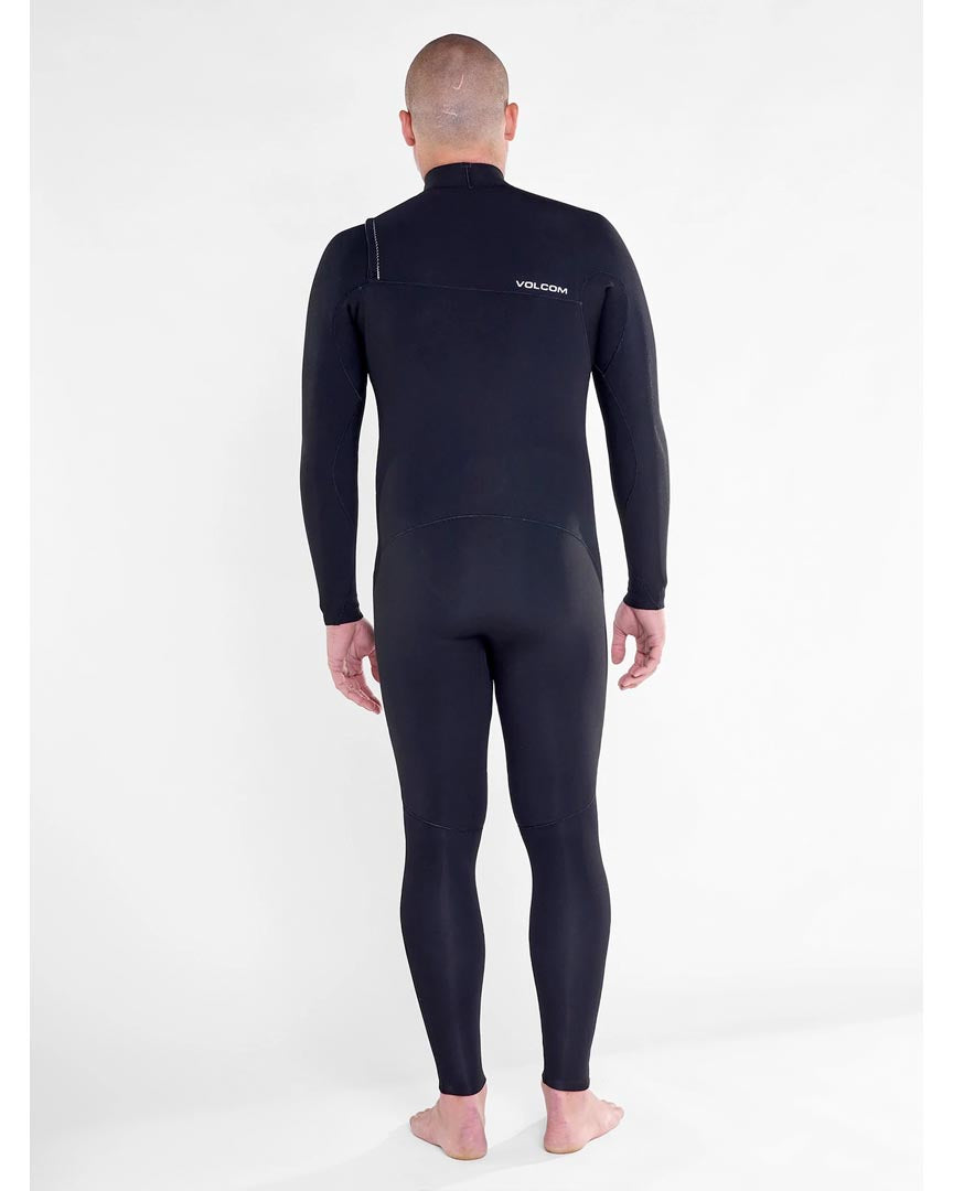 4/3 Chest Zip Fullsuit Wetsuit - Black