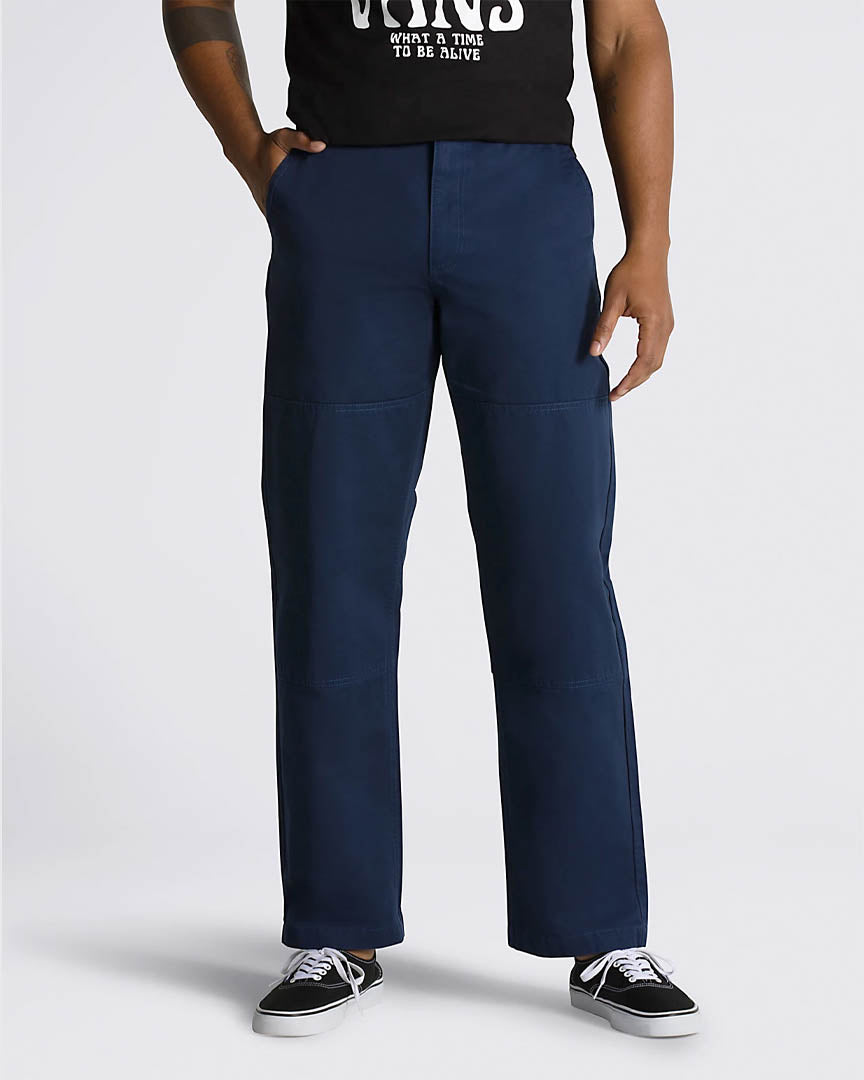 Authentic Chino Loose Double Knee Pants - Dress Blue