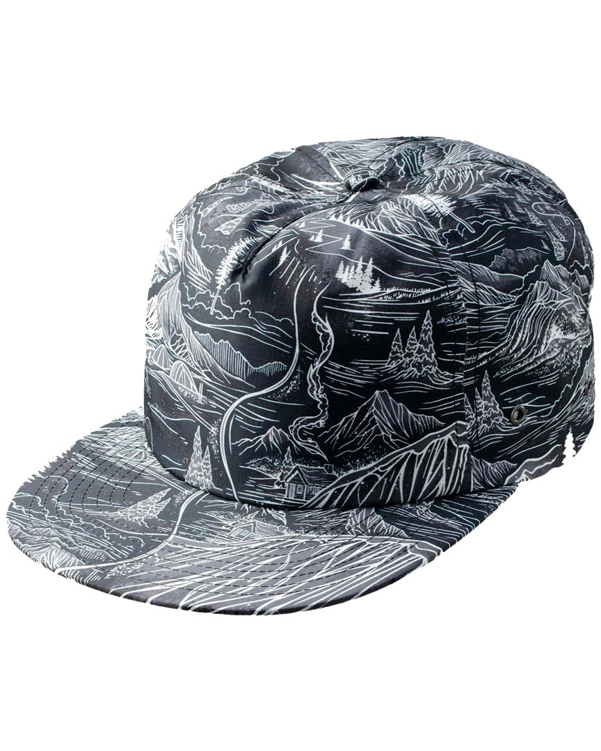 Mountain Aloha Hat - Black