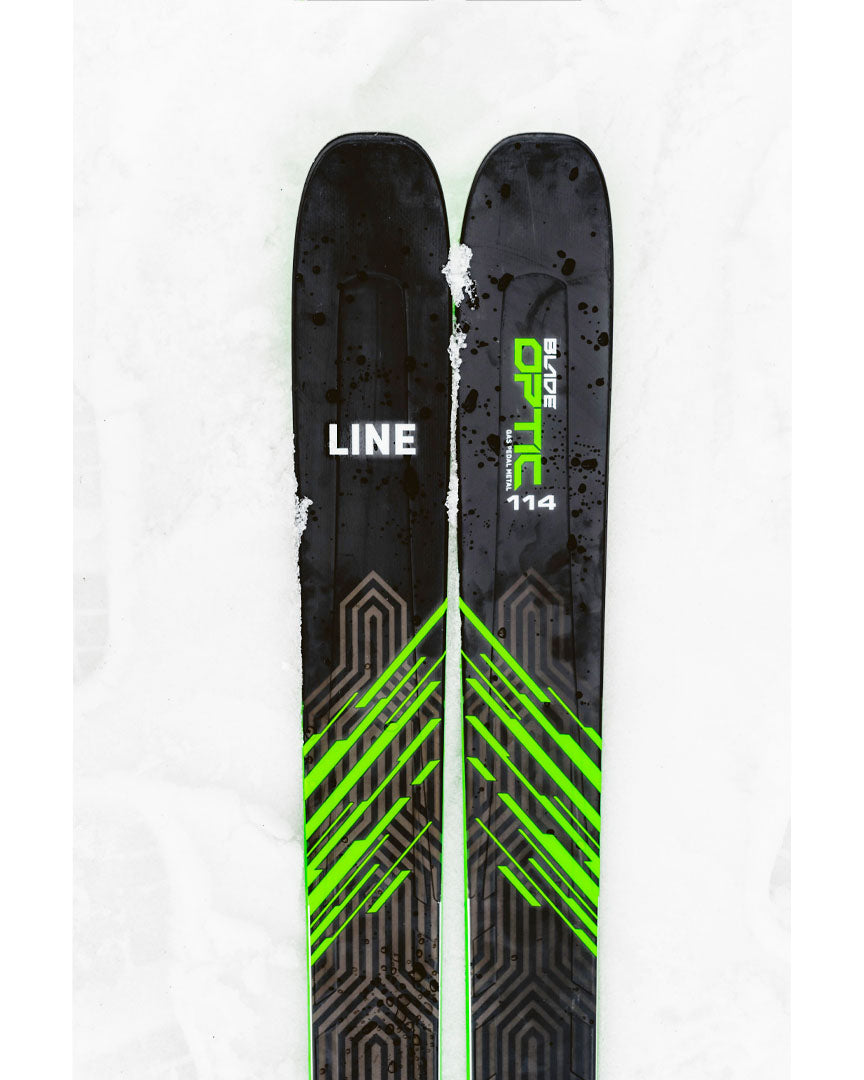 Line Blade Optic 114 Skis 2023 nose