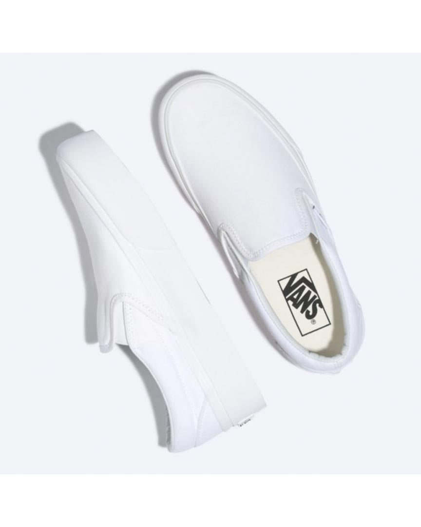 Souliers Slip-On Plarform - White