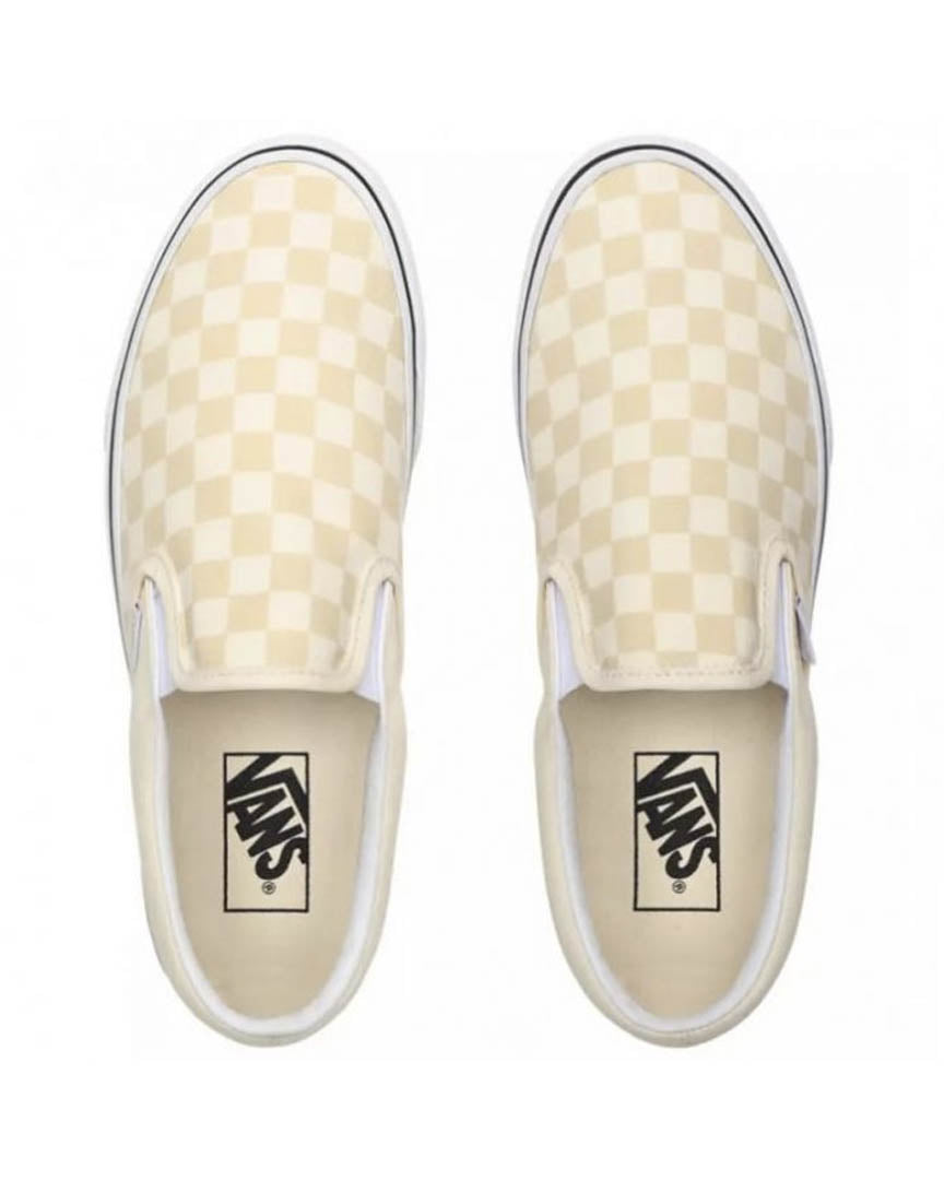 Vans Classic Slip-On Checkerboard Cls White/True White