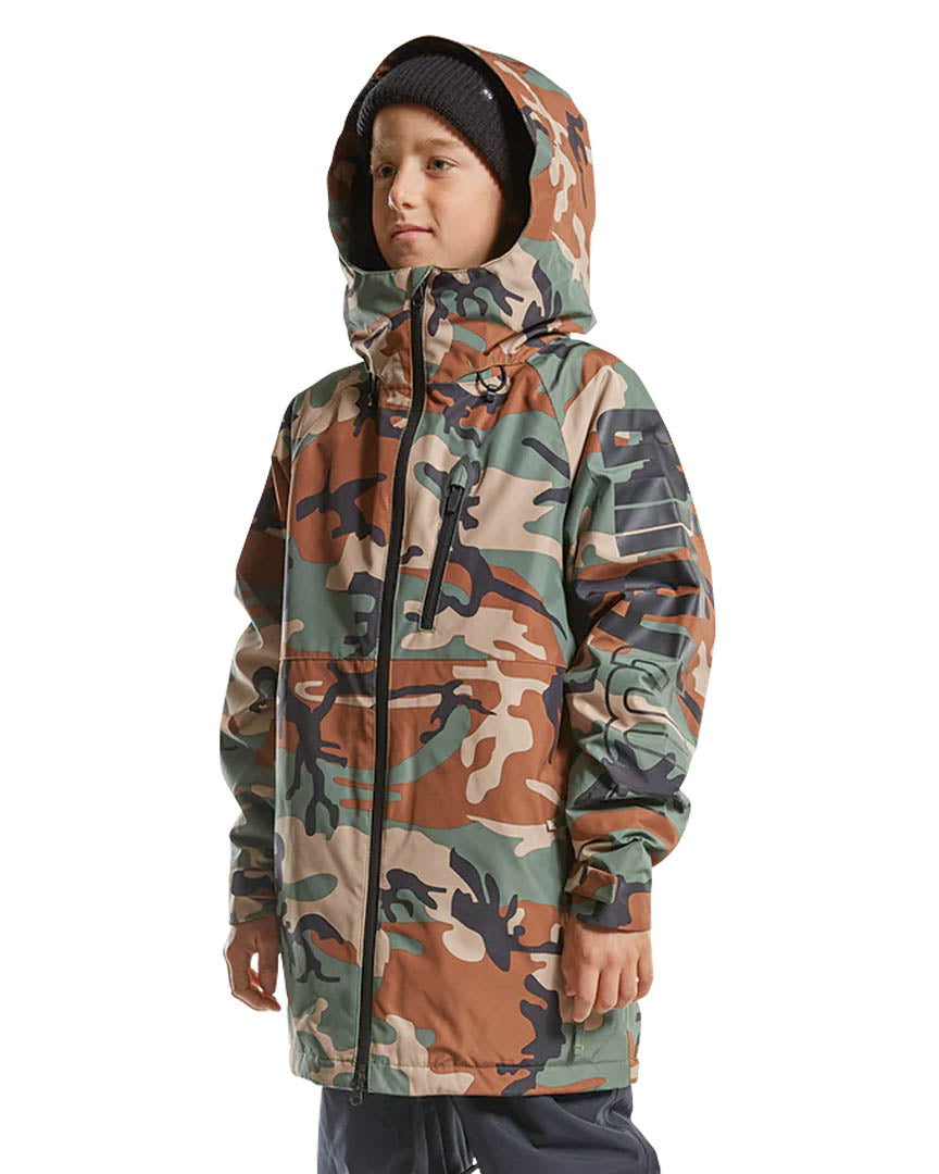 Youth Grasser Insulated Winter Jacket - Camo