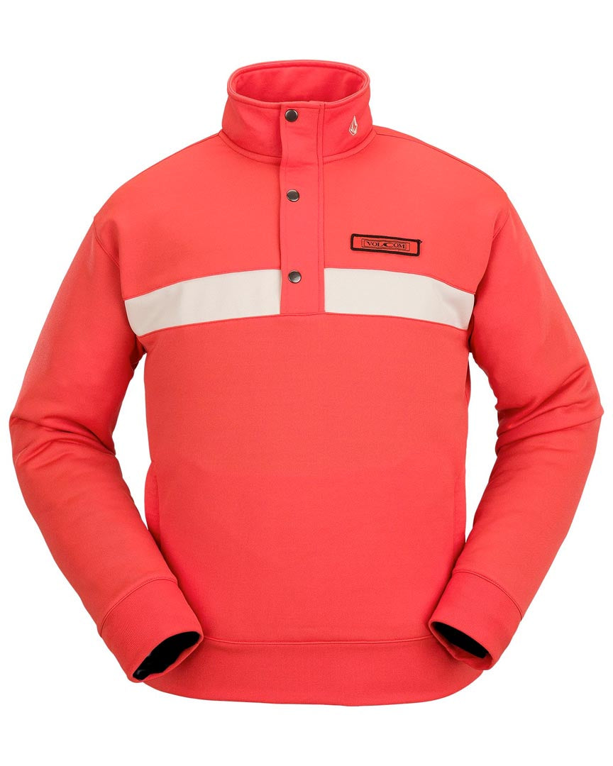 She Crew Fleece Fleece - Orange Shock